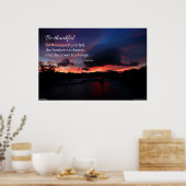 感謝…ポスター感動的 ポスター (キッチン)