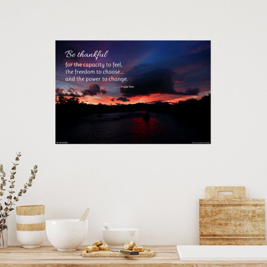 感謝…ポスター感動的 ポスター (キッチン)