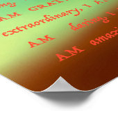 「感謝」 ポスター (角)