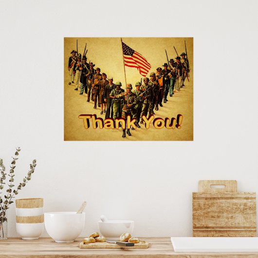 感謝! ポスター (キッチン)