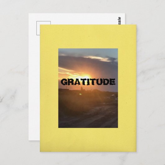 感謝 ポストカード (正面/裏面)