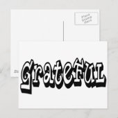 感謝 ポストカード (正面/裏面)