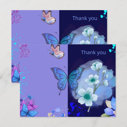 感謝 ポストカード (正面/裏面)