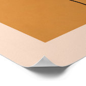 「感謝」ミニマル顔ラインアート | 同時代の ポスター (角)