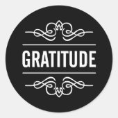 感謝 ラウンドシール (正面)