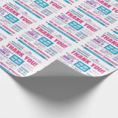 感謝 ラッピングペーパー (角)