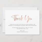 感謝 |写真エレガントの誕生発表 案内状 (裏面)