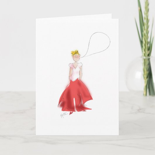 感謝.口がきけない サンキューカード (正面)