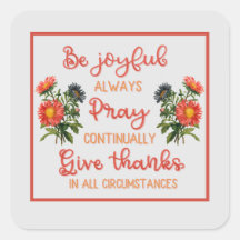 感謝，喜び，祈り