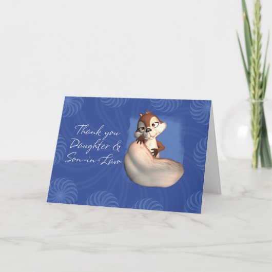 感謝、娘、息子、6 サンキューカード (正面)