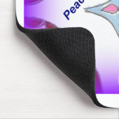 「感謝 平和 愛 統一」マンダラアートプリント マウスパッド (コーナー)