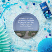 「感謝」引用文感動的紙プレート ペーパープレート (パーティー)