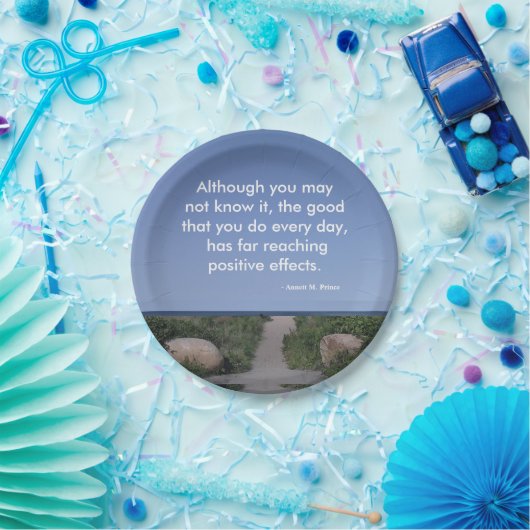 「感謝」引用文感動的紙プレート ペーパープレート (パーティー)