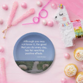 「感謝」引用文感動的紙プレート ペーパープレート (パーティー)