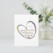 「感謝 - 心の記憶」 ポストカード (スタンド正面)