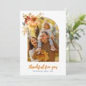 感謝、感謝の写真のグリーティングカード サンキューカード (スタンド正面)