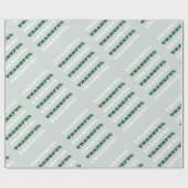 感謝,感謝の引用文,緑 ラッピングペーパー (フラット)