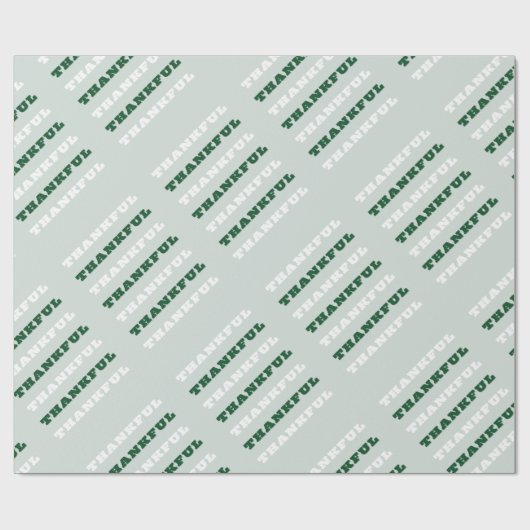 感謝,感謝の引用文,緑 ラッピングペーパー (フラット)