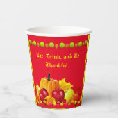 感謝 – 感謝祭 紙コップ (正面)