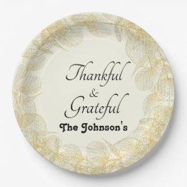 感謝&感謝秋お祝いディナーパーティー ペーパープレート