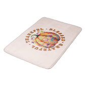 感謝、感謝賛美のフローラカボチャ バスマット (アングル)