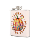 感謝、感謝賛美のフローラカボチャ フラスク (左)