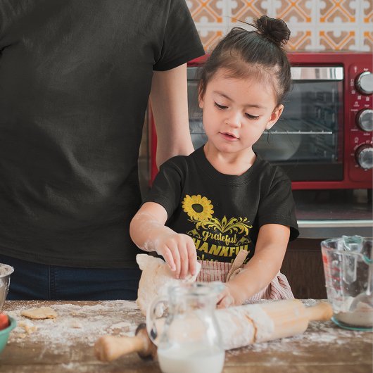 感謝、感謝、ひまわり賛美の花 トライブレンドＴシャツ