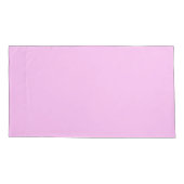 感謝，感謝，感謝，感謝引用文，ピンク，休日 枕カバー (裏面)