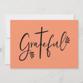 感謝 招待状 (正面)