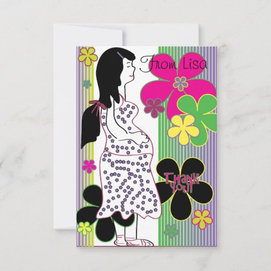 感謝 招待状 (正面)