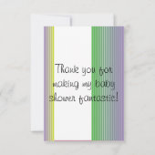 感謝 招待状 (裏面)