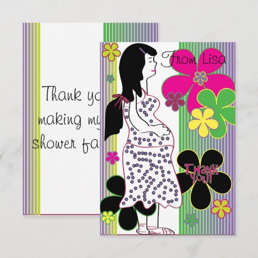 感謝 招待状 (正面/裏面)