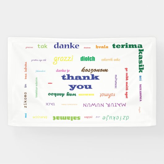 感謝 横断幕 (横)