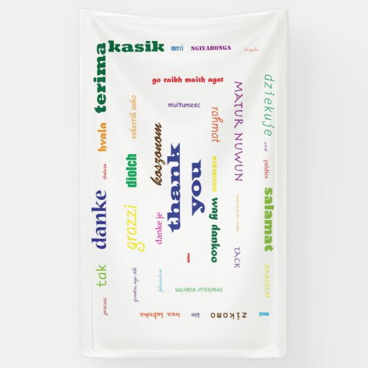 感謝 横断幕 (縦)