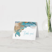 感謝 |水彩インクアクア金ゴールド (正面)