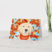 感謝 - 私の人生に感謝を込めて 感謝祭カード カード (正面)