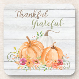 感謝 |秋秋かぼちゃ水彩 コースター