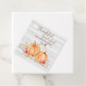 感謝 |秋秋かぼちゃ水彩 フェイバータグ (インサイチュ)