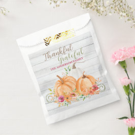 感謝 |秋秋かぼちゃ水彩 フェイバーバッグ