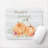 感謝 |秋秋かぼちゃ水彩 マウスパッド (マウス)