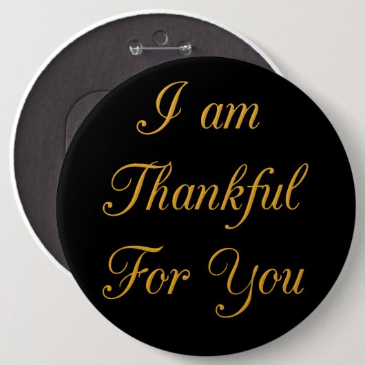 感謝. 缶バッジ (正面&裏面)