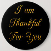 感謝. 缶バッジ (正面)