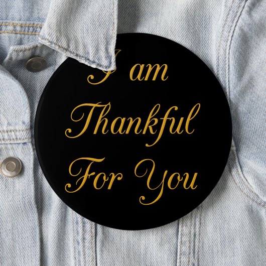 感謝. 缶バッジ (インサイチュ)