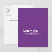 感謝 – 考えシェイパー™ ポストカード (正面/裏面)