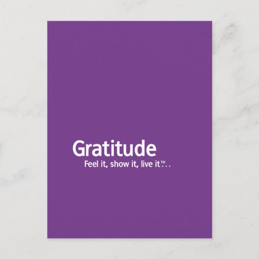 感謝 – 考えシェイパー™ ポストカード (正面)