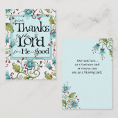 感謝-聖なる書物、経典カード--を与えて下さい 名刺 (正面/裏面)