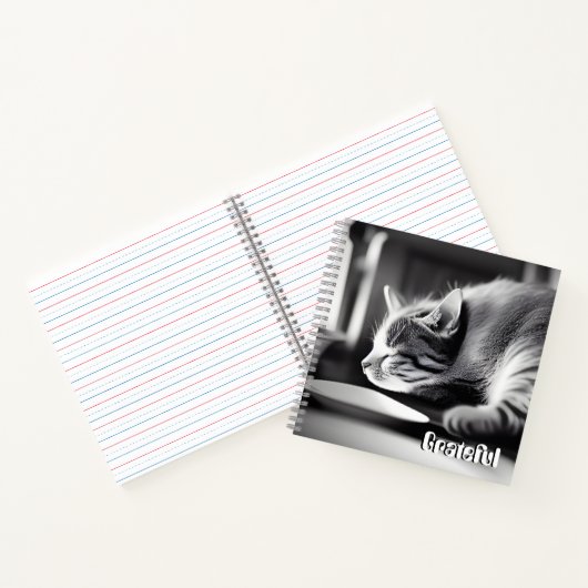 感謝 – Calm Cat Anthrival Journal ノートブック (内部)