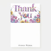 *~*感謝AP85花ありがとう顕示 ポストイット (正面)