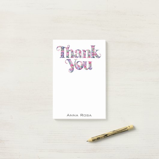 *~*感謝AP85花 ポストイット (デスク上)