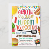 感謝BBQ招待 招待状 (正面)